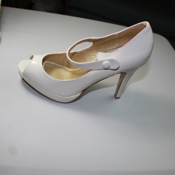 Charlotte Russe Shoes - Charlotte Russe White Platform Stiletto. size 8